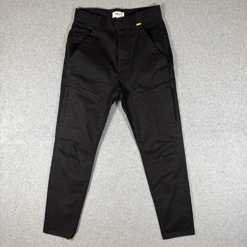 WeSC Black Cargo Utility Pants